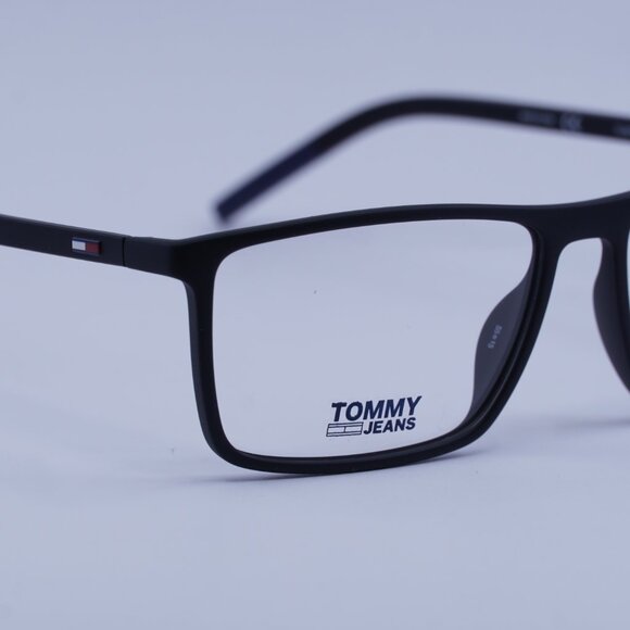 Tommy Hilfiger TJ 0019 0003 00 Eyeglasses Black 55mm Rectangle Frame - Picture 4 of 10